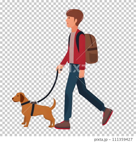 a dog walker 111359427