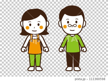 媽媽/爸爸正常全身3色 媽媽/爸爸正常全身3色 111360598