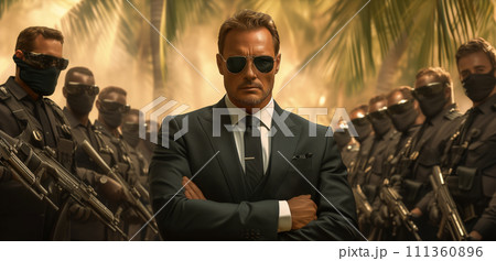 Rich man and his army 111360896