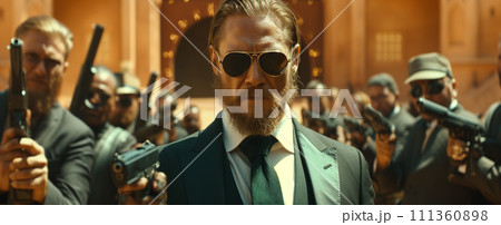 Rich man and his army 111360898
