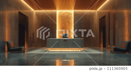 Office building interior 111360905