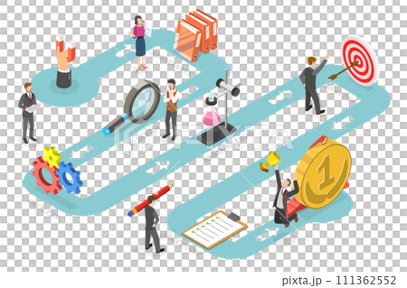 3D Isometric Flat Conceptual Illustration of Financial Audit, Analytics Business Report 3D Isometric Flat Conceptual Illustration of Financial Audit, Analytics Business Report 111362552