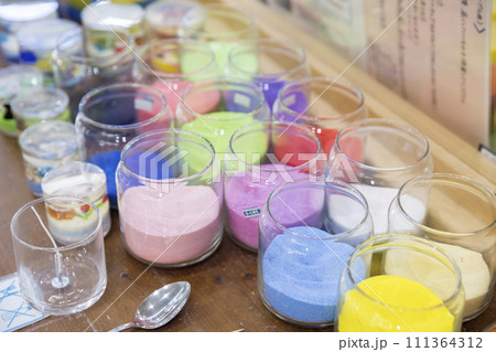 ジェルキャンドルを作るワークショップ カラーサンド ジェルキャンドルを作るワークショップ カラーサンド 111364312