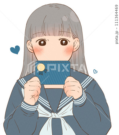 【プリント＆加筆作品】チョコレートDis娘-バレンタイン嫌いな女の子-【アート】 プリント＆加筆作品】チョコレートDis娘-バレンタイン嫌いな