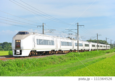 常磐線　羽鳥ー岩間　JR東日本　651系　K206編成（勝田）　スーパーひたち 111364526