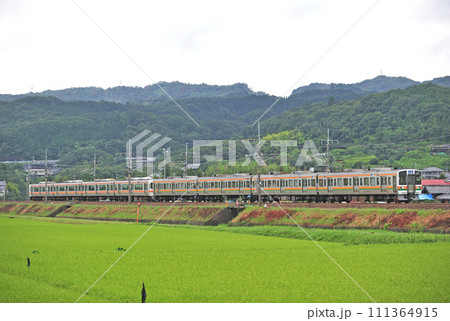 中央本線 瑞浪ー釜戸 JR東海 211系+313系 K4+B3編成(神領) 中央本線 瑞浪ー釜戸 JR東海 211系+313系 K4+B3編成(神領) 111364915