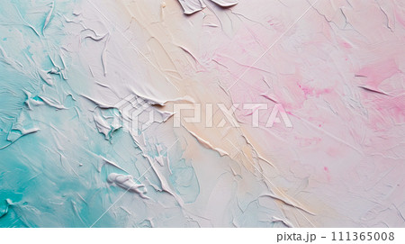 美しい色彩で描いた背景。カラフルなリラックス雰囲気。PPTとホームページの背景。 111365008