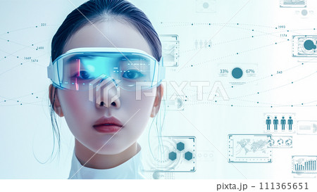 デジタルの世界で成功したビジネスリーダー、DX サイバーセキュリティ、インターネット安全のイメージ デジタルの世界で成功したビジネスリーダー、DX サイバーセキュリティ、インターネット安全のイメージ 111365651