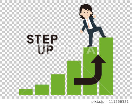 Business person stepping up 111366521