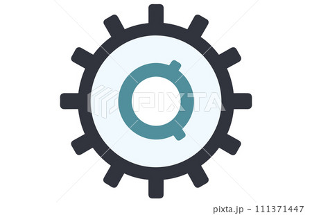 Gear wheel icon set. Gear Wheel vector illustration. 111371447