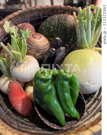 冬の京野菜 冬の京野菜 111372981