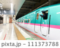 上野駅を発車する東北新幹線E5系「はやぶさ」 111373788