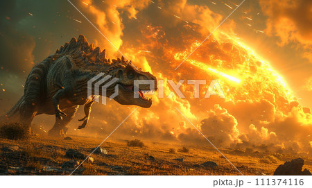 巨大隕石（彗星）衝突により恐竜が絶滅した