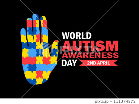 World Autism Awareness Day Vector illustration World Autism Awareness Day Vector illustration 111374875