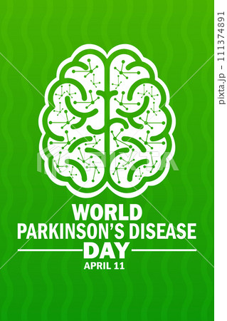 World Parkinson's Disease Day Vector Illustration 111374891