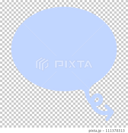 Blue Speech Bubble Arrow Text Bubble Arrow Manga Bubble Text Manga Speech Bubble Text Comic Bubble Text Manga Comic Speech Message Box Bubble Speak Bubble Concept Bubble Idea Bubble 111378313