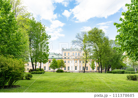 Polish garden and building of museum-Estate of G. R. Derzhavin, St. Petersburg Polish garden and building of museum-Estate of G. R. Derzhavin, St. Petersburg 111378685
