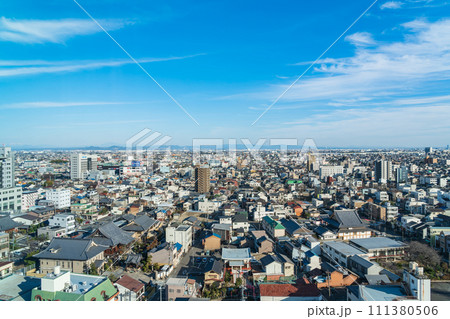 一宮市役所、展望ロビーからの眺め〈愛知県一宮市〉 111380506