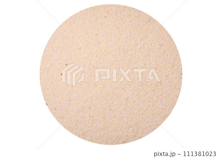 Semolina wheat grains are white in raw form 111381023