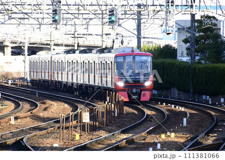 名鉄の通勤型電車(ステンレス製車両) 111381066