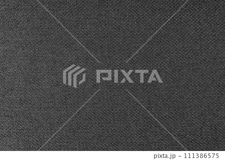 Textile background, gray coarse fabric texture, jacquard woven upholstery 111386575