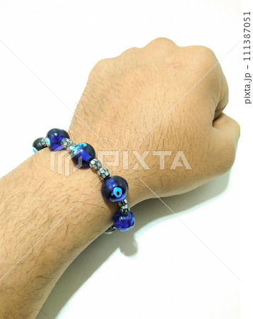 A picture of hand bracelets with selective focus A picture of hand bracelets with selective focus 111387051