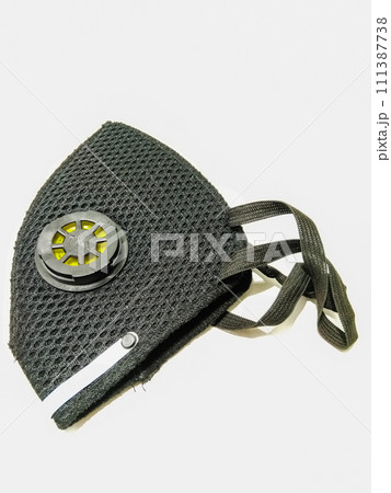 N95 mask isolated on white background 111387738