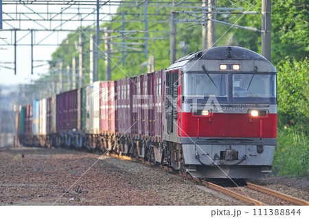 千歳線 植苗 JR貨物 DF200-56(鷲別) 千歳線 植苗 JR貨物 DF200-56(鷲別) 111388844