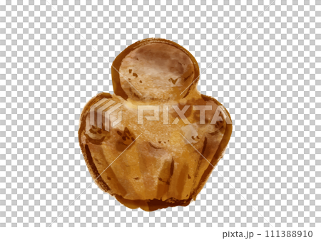 法國麵包、奶油蛋捲 attet 的手繪插圖 111388910