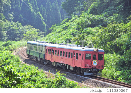 大糸線 根知ー頸城大野 JR西日本 キハ52-156+キハ52-125(糸魚川) ジオパーク号 大糸線 根知ー頸城大野 JR西日本 キハ52-156+キハ52-125(糸魚川) ジオパーク号 111389067