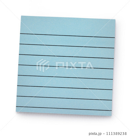 Note block paper on white background Note block paper on white background 111389238