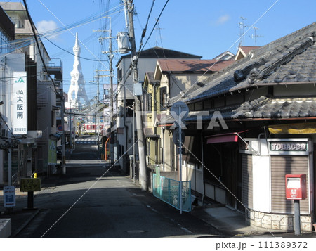 富田林の住宅地と大平和祈念塔(PLタワー) 富田林の住宅地と大平和祈念塔(PLタワー) 111389372