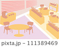 カラフルオフィスインテリア暖色 111389469