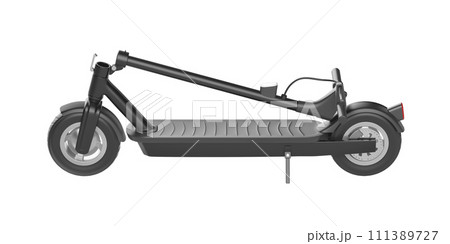 Folded electric scooter 111389727