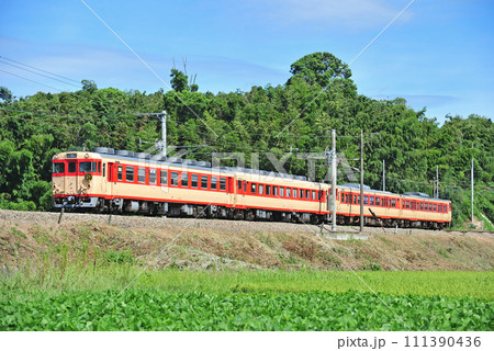 鹿児島本線 天拝山ー原田 キハ65-36+キハ58-569+キハ66-1+キハ67-1 ひかり 鹿児島本線 天拝山ー原田 キハ65-36+キハ58-569+キハ66-1+キハ67-1 ひかり 111390436