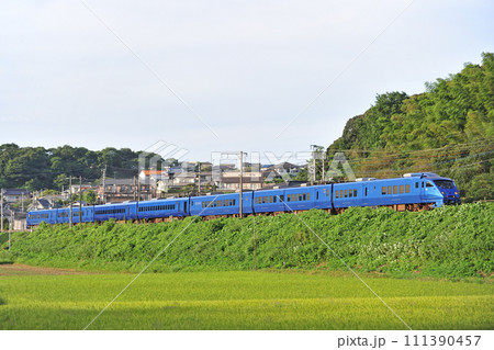 鹿児島本線 東郷ー東福間 JR九州 883系(南福岡) 有明 鹿児島本線 東郷ー東福間 JR九州 883系(南福岡) 有明 111390457