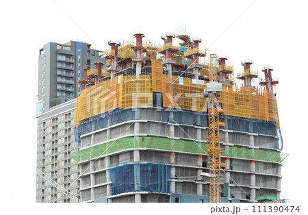High rise building under construction. High rise building under construction. 111390474