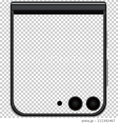 Illustration material of a smartphone with a transparent background, mobile phone, mobile, smartphone vector 111392467
