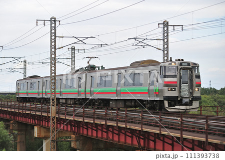 函館本線　豊幌ー江別　JR北海道　731系　G-116編成（札幌） 111393738