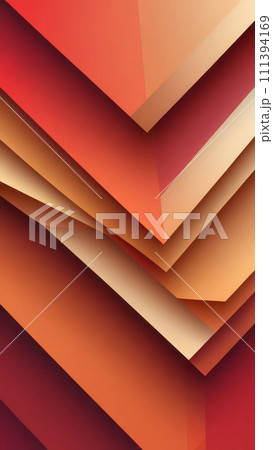 AI-generated content. Art for inspiration from Layered shapes and red AI-generated content. Art for inspiration from Layered shapes and red 111394169