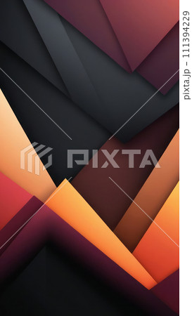 AI-generated content. Background from Gabled shapes and black 111394229