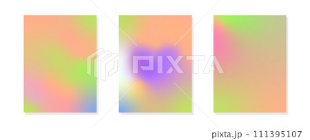 Set of vector gradient with peach fuzz color Set of vector gradient with peach fuzz color 111395107
