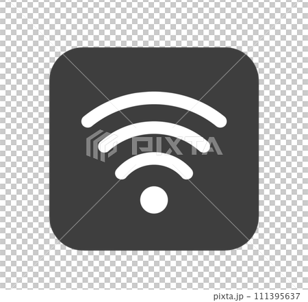 簡單的黑色 Wi-Fi 應用 111395637
