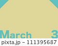 3月のイメージ素材 111395687