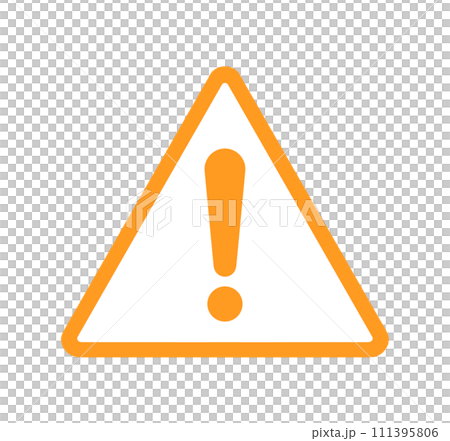橘色｜簡易警示標誌 111395806