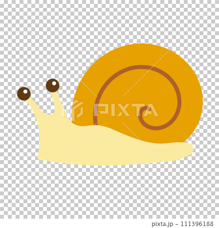 Illustration of a simple snail 111396188