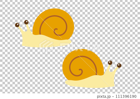 Illustration of a simple snail 111396190
