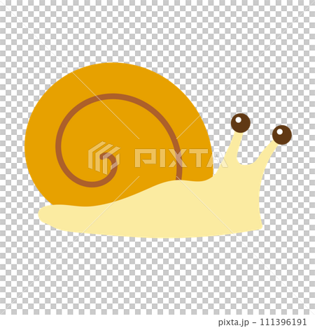 Illustration of a simple snail 111396191