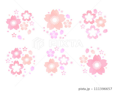 桜の花のイラスト素材 桜の花のイラスト素材 111396657