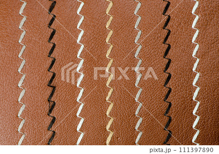 Closeup on a leather texture Closeup on a leather texture 111397890